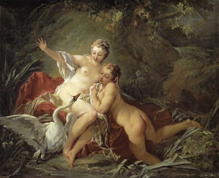 François Boucher. Leda and the Swan.