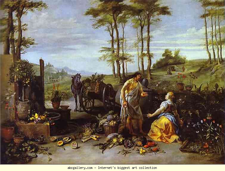 Jan Brueghel the Younger. Noli me tangere.