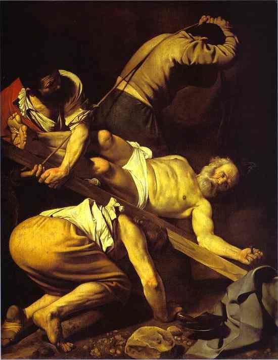 Caravaggio. The Crucifixion of St. Peter.