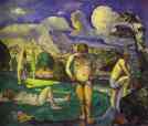 Paul Cézanne.  The Resting Banhistas.