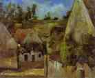 Paul Cézanne.  Crossroad da Rue Remy, Auvers.