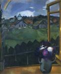 Marc Chagall.  Janela.  Vitebsk.