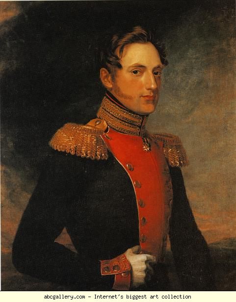 George Dawe. Portrait of Grand Duke Nicolas,  Future Emperor Nicolas I.