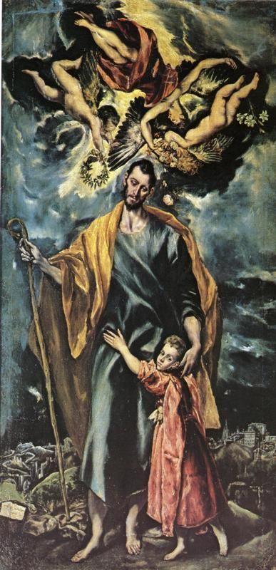 El Greco. St. Joseph and the Christ Child.