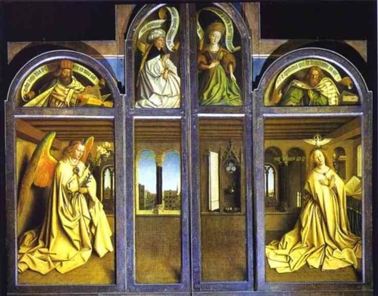 ghent altarpiece jan van eyck. Jan van Eyck. The Ghent Altar