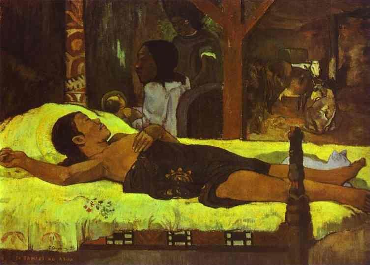 Paul Gauguin. Te Tamari No Atua (Nativity).