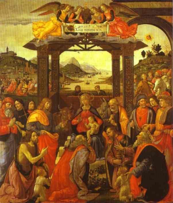 Domenico Ghirlandaio. Adoration of the Magi.