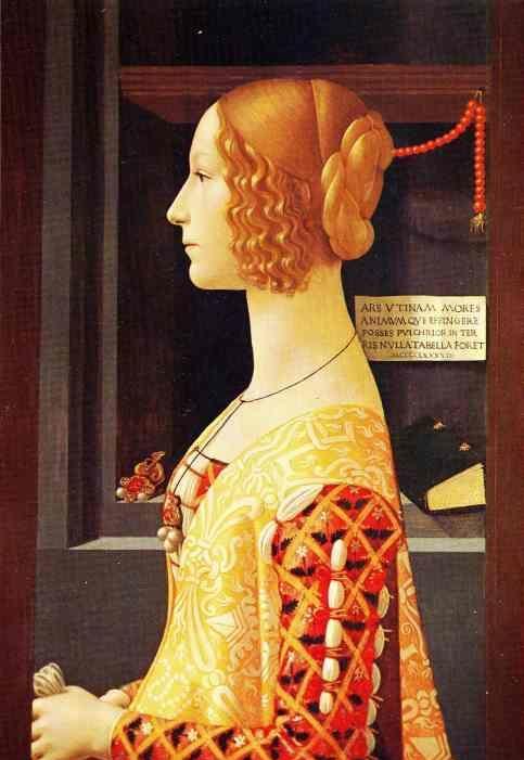 Domenico Ghirlandaio. Portrait of Giovanna Tornabuoni.