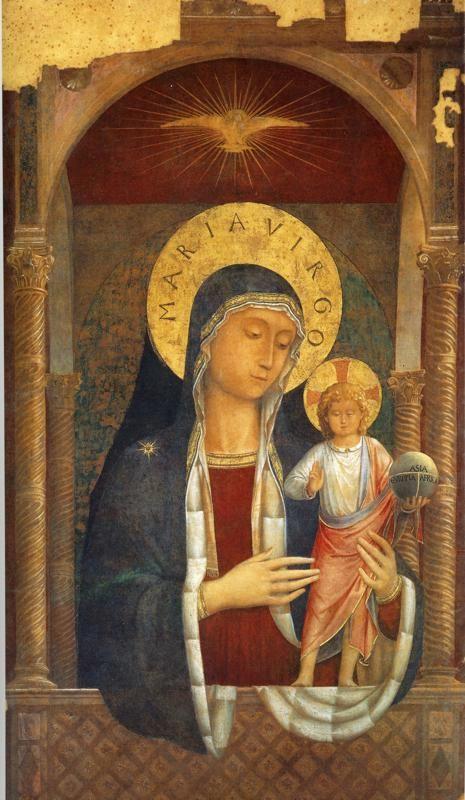 Benozzo Gozzoli. Madonna and Child Giving Blessings.