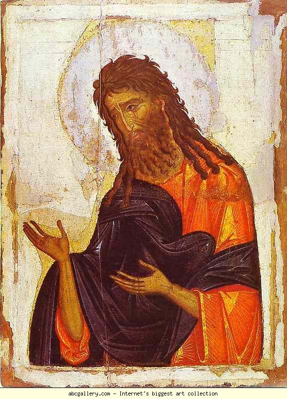 Russian Icon. St. John the Baptist.