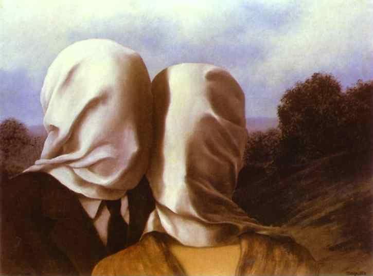 René Magritte. The Lovers.