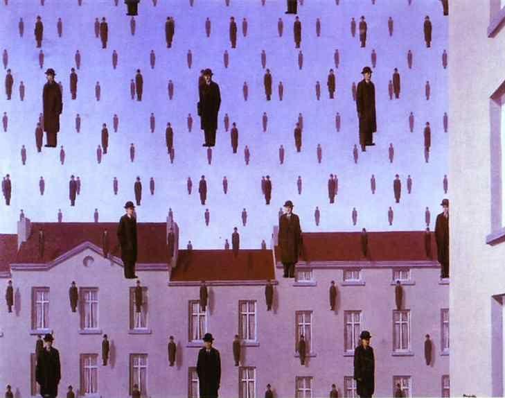 René Magritte. Gonconda.