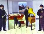 René Magritte.  The Assassin ameaçada.