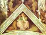 Michelangelo. The Ancestors of Christ: Jesse, David and Solomon.
