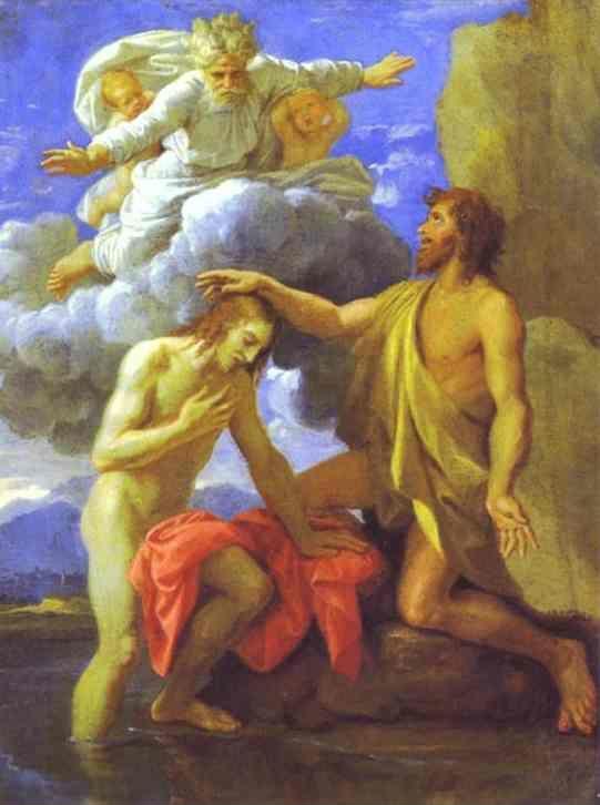 Nicolas Poussin. The Baptism of Christ.