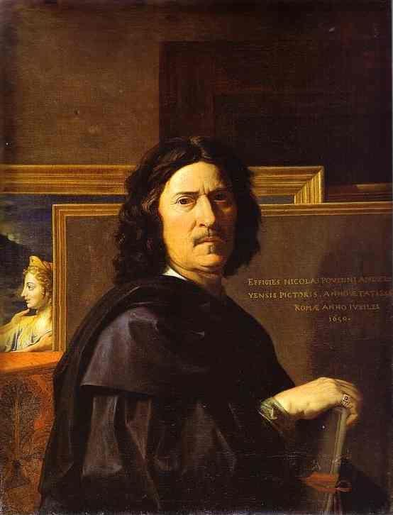 Nicolas Poussin. Self-Portrait.