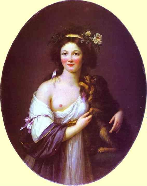 Louise-Elisabeth Vigée-Lebrun. Portrait of Mme D'Aguesseau.