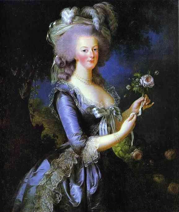 Louise-Elisabeth Vigee-Lebrun. Portrait of Marie Antoinette.