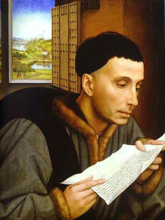 Rogier van der Weyden. Man Reading (St. Ivo?).