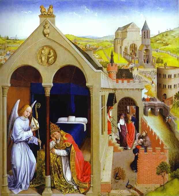 Rogier van der Weyden. Dream of Pope Sergius.