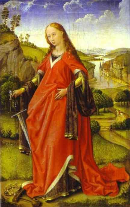 Rogier van der Weyden. St. Catherine of Alexandria.