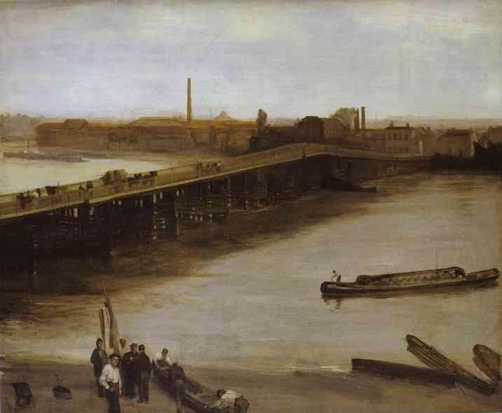 James Abbott McNeill Whistler. Brown and Silver: Old Battersea Bridge.