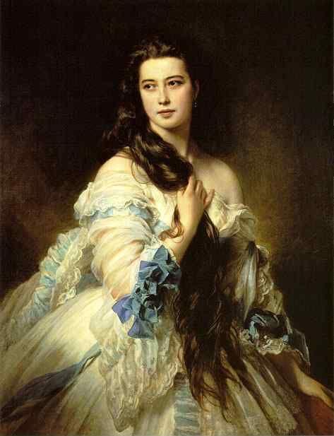 Franz Xaver Winterhalter. Portrait of Mme. Rimsky-Korsakova.