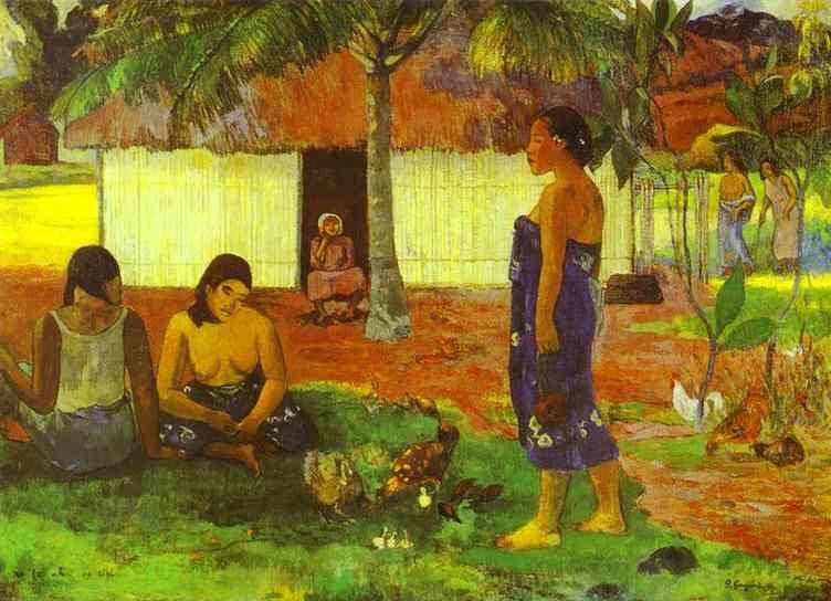 Paul Gauguin. No te aha oe riri? (Why Are You Angry?).