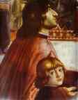 Domenico Ghirlandaio. The Confirmation of the Rule of the Order of St. Francis by Pope Honorius III . Detail.