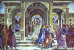 Domenico Ghirlandaio. Expulsion of Joachim from the Temple.