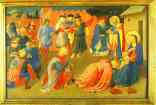 Fra Angelico. Linaiuoli Tabernacle, predella: Adoration of the Magi.