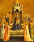 Fra Angelico. Madonna Surrounded by Angels.
