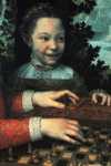 Sofonisba Anguissola. The Chess Game. Detail.