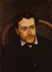 Frédéric Bazille. Portrait of Édouard Blau.