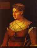 Gentile Bellini. Portrait of Catarina Cornaro, Queen of Cyprus.