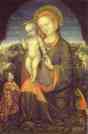 Jacopo Bellini. The Virgin and Child Adored by Lionello d'Este.
