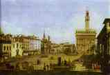Bernardo Bellotto. Signoria Square in Florence.