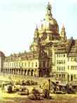 Bernardo Bellotto. The New Market Square in Dresden, Seen from the Judenhof. Detail.