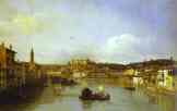 Bernardo Bellotto. View of Verona and the River Adige from the Ponte Nuovo.