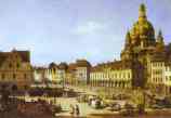 Bernardo Bellotto. New Market Square in Dresden.