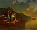 George Caleb Bingham. Fishing on the Mississippi.