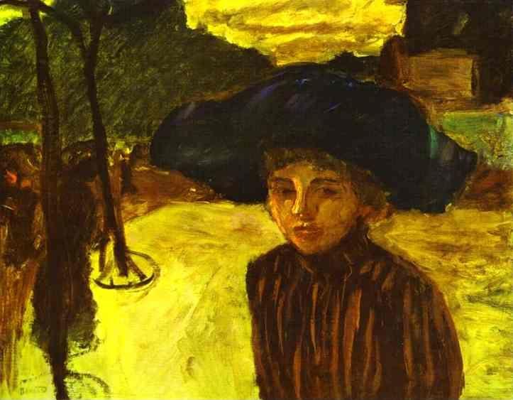 Pierre Bonnard. Woman in a Blue Hat.