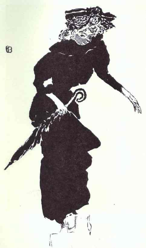 Pierre Bonnard. Woman with a Parasol.