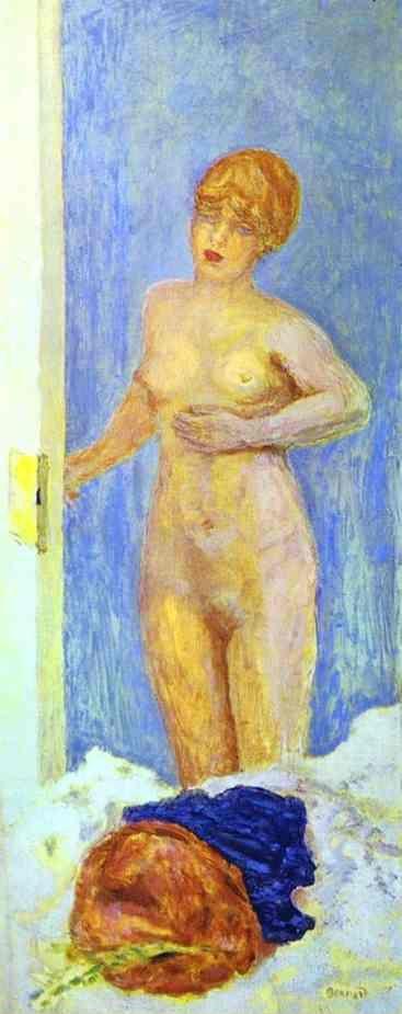 Pierre Bonnard. Nude and Fur Hat.