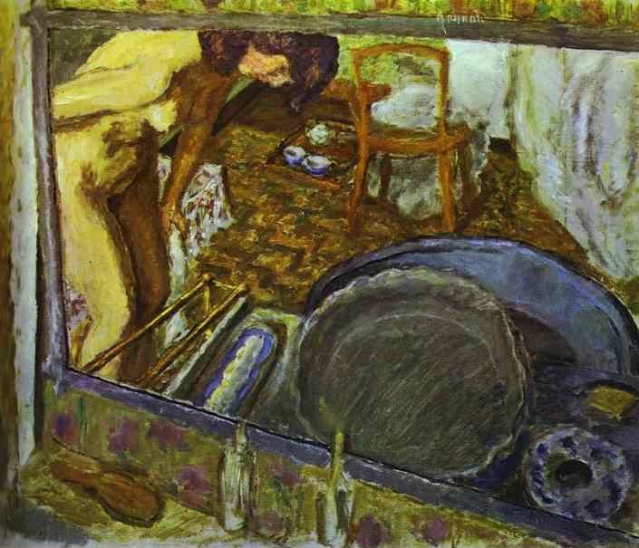 Pierre Bonnard. Tub in a Mirror.