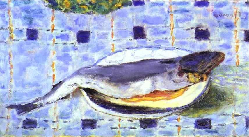 Pierre Bonnard. Fish in a Dish.
