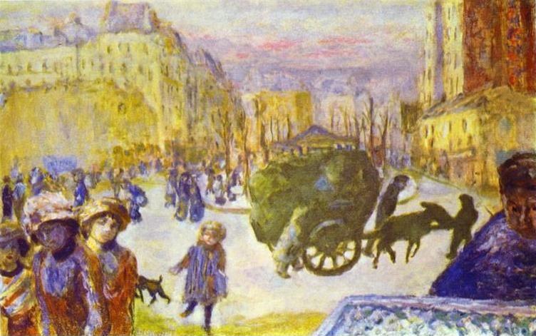Pierre Bonnard. Morning in Paris.