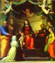 Fra Bartolommeo. The Mystic Marriage of St. Catherine of Siena, with Eight Saints.
