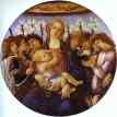 Alessandro Botticelli. Madonna and Child with Eight Angels (Tondo Raczynski).