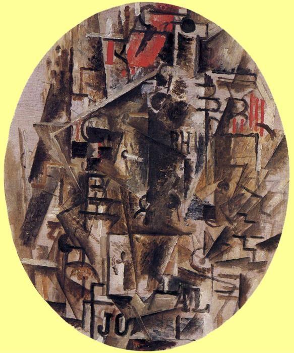 Georges Braque. The Bottle of Rum.